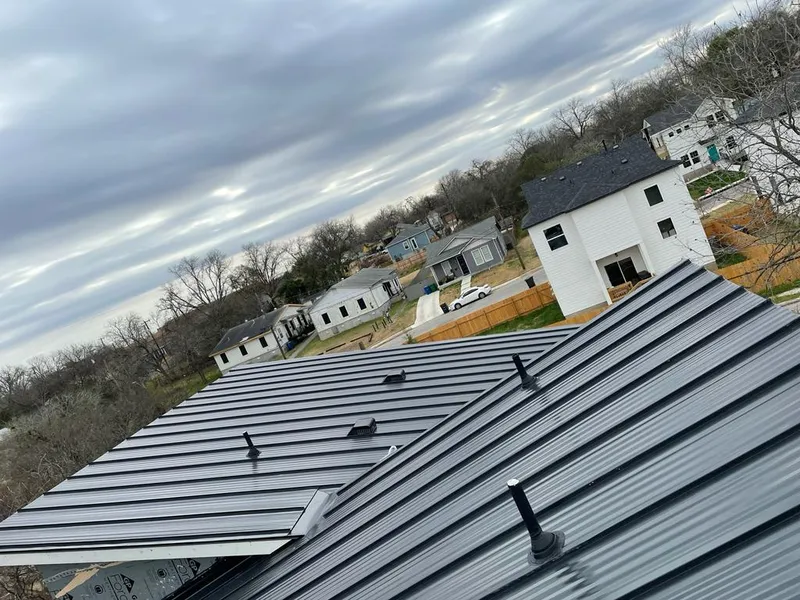 Standing seam metal roof panels with vents for Skylight Repair in Makawao